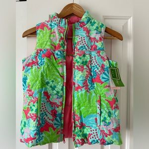 Lily Pulitzer two-sided vest